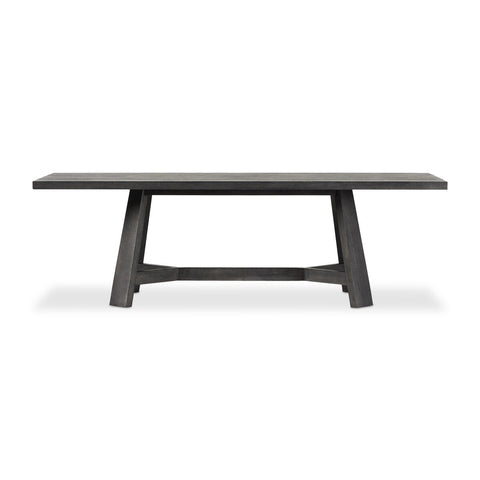 Munich Dining Table - Ebony Oak Veneer