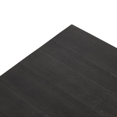 Munich Dining Table - Ebony Oak Veneer