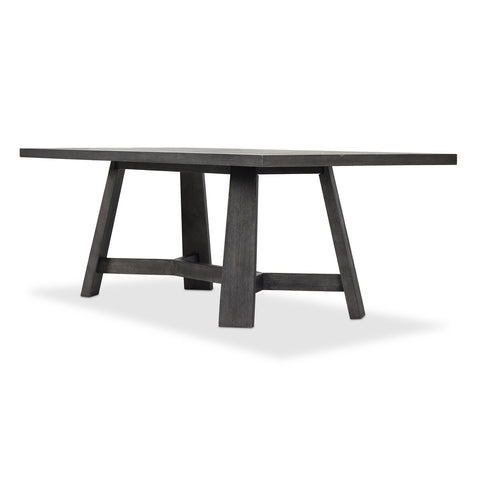 Munich Dining Table - Ebony Oak Veneer