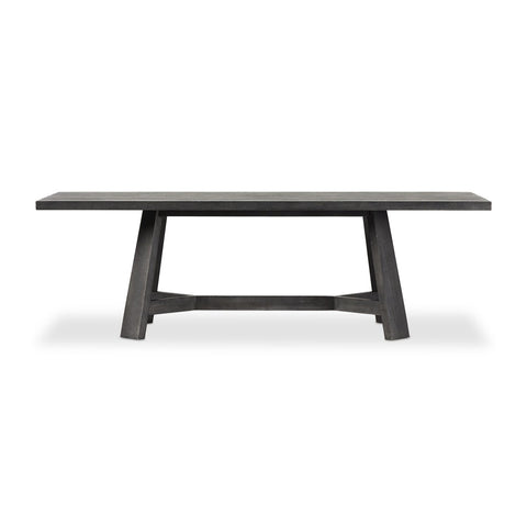 Munich Dining Table - Ebony Oak Veneer