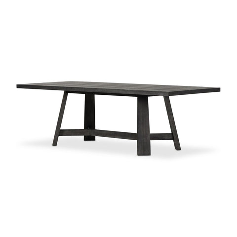 Munich Dining Table - Ebony Oak Veneer