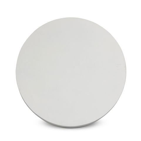 Javi Outdoor Coffee Table - Matte White Cast Aluminum