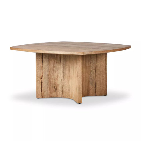 Brinton Square Dining Table - Rustic Oak Veneer