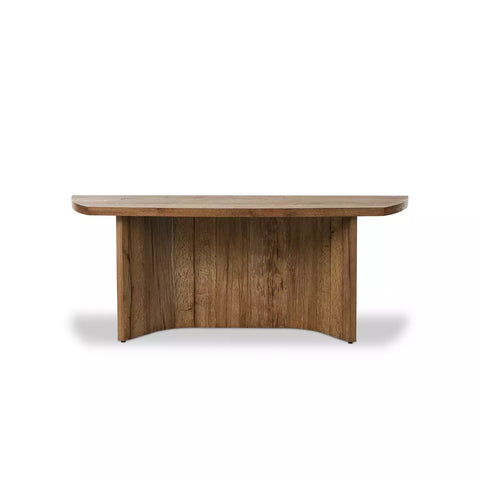 Brinton Console Table - Rustic Oak Veneer