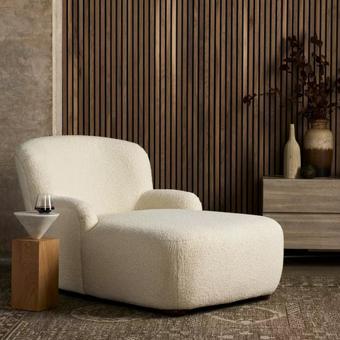 Kadon Chaise Lounge - Sheepskin Natural