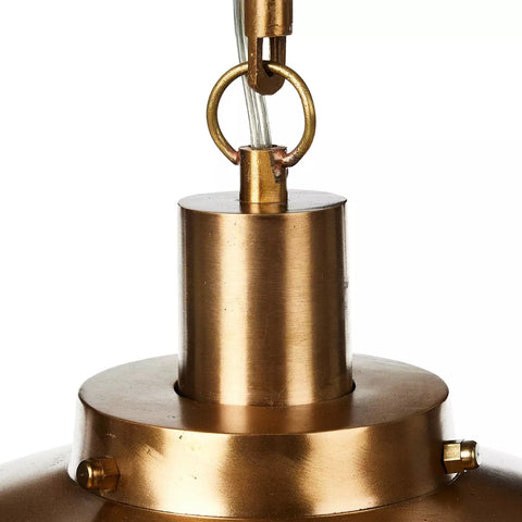 Gatsby Dome Pendant - Cast Brushed Brass