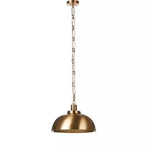 Gatsby Dome Pendant - Cast Brushed Brass