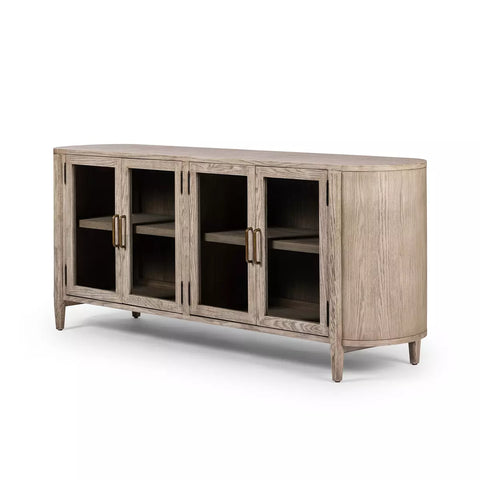 Tolle Sideboard 82" - Rustic White Solid