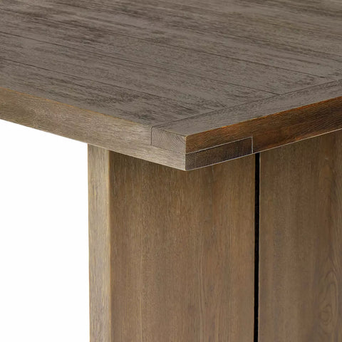 Warby Dining Table - Worn Oak