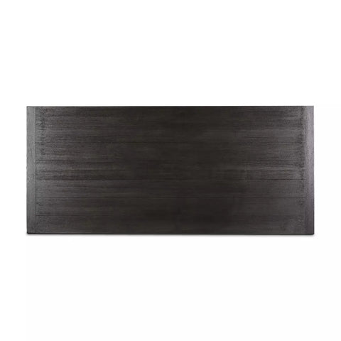 Warby Dining Table - Worn Black Oak