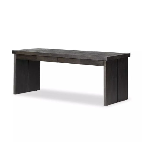 Warby Desk - Worn Black Veneer