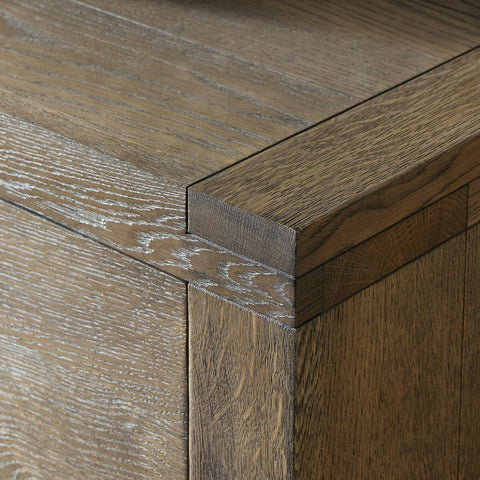 Warby 6 Drawer Dresser - Worn Oak Veneer