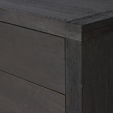 Warby 6 Drawer Dresser - Worn Black Veneer