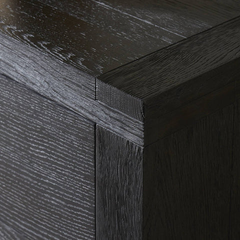 Warby 6 Drawer Dresser - Worn Black Veneer