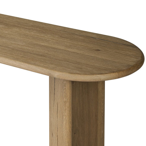 Paden Large Console Table- Worn Wood