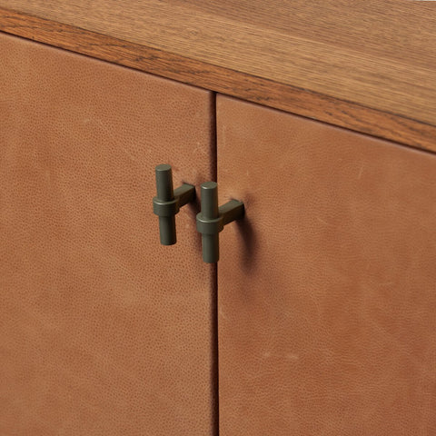 Posada Small Cabinet - Amber Oak Veneer