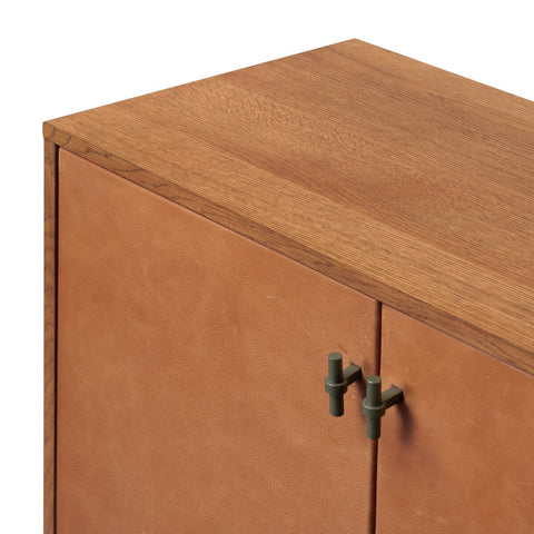 Posada Small Cabinet - Amber Oak Veneer
