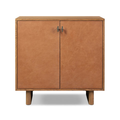 Posada Small Cabinet - Amber Oak Veneer