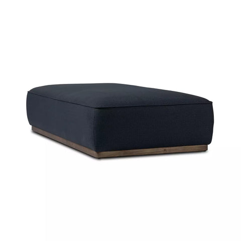 Sinclair Cocktail Ottoman - Fresno Cobalt