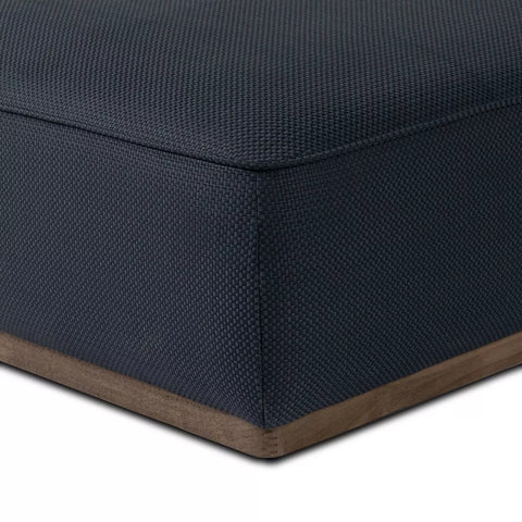 Sinclair Cocktail Ottoman - Fresno Cobalt