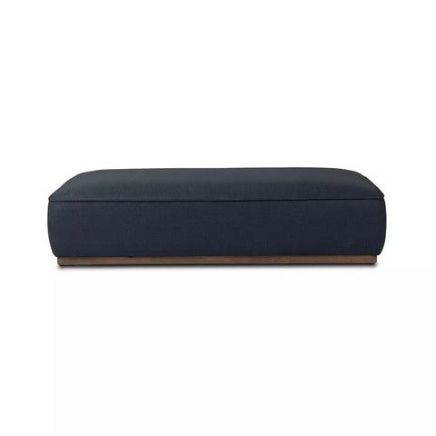 Sinclair Cocktail Ottoman - Fresno Cobalt