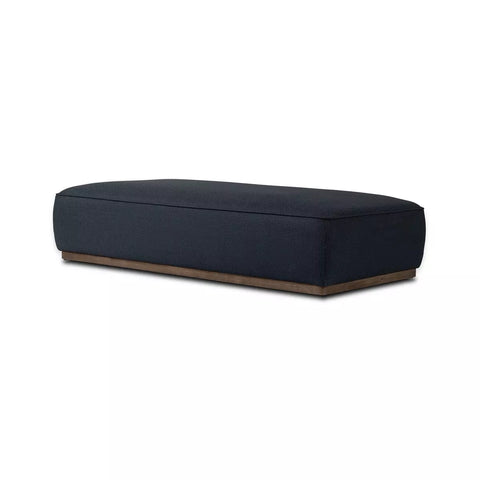 Sinclair Cocktail Ottoman - Fresno Cobalt