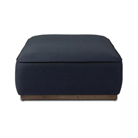 Sinclair Cocktail Ottoman - Fresno Cobalt
