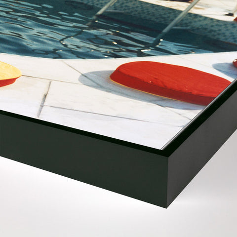 Penthouse Pool by Slim Aarons - Black Maple