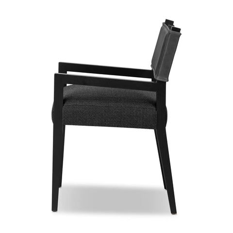 Ferris Dining Arm Chair - Palermo Black