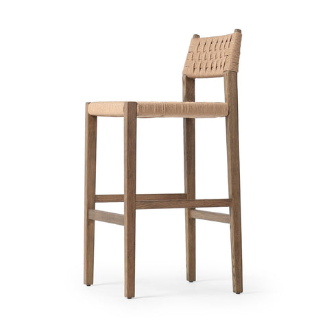 Hamlin Bar Stool - Double Twisted Paper Cord
