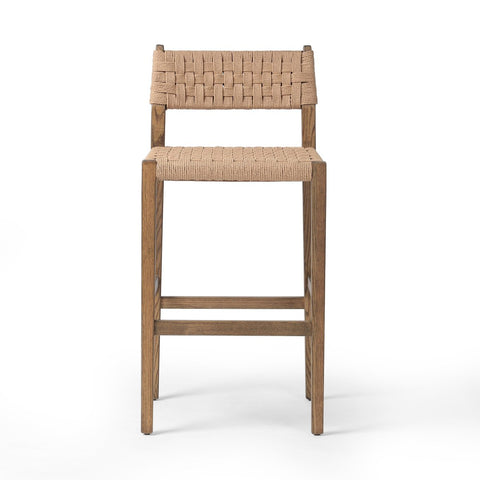 Hamlin Bar Stool - Double Twisted Paper Cord