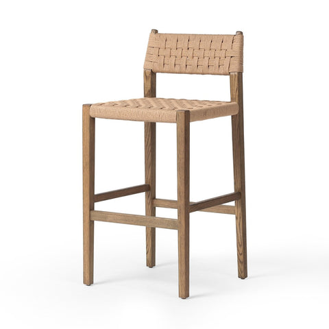 Hamlin Bar Stool - Double Twisted Paper Cord