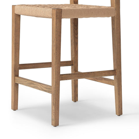 Hamlin Counter Stool - Double Twisted Paper Cord