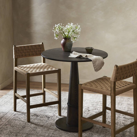 Hamlin Bar Stool - Double Twisted Paper Cord