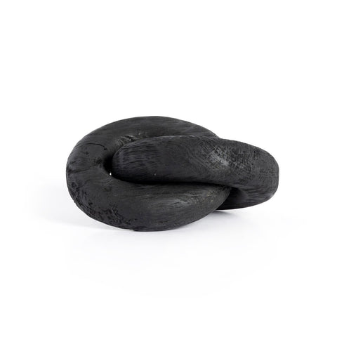 Reclaimed Wood Knot - Carbonized Black