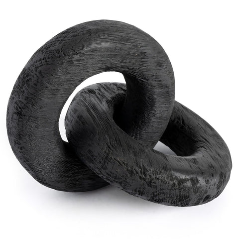 Reclaimed Wood Knot - Carbonized Black