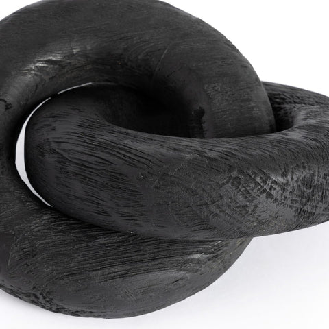 Reclaimed Wood Knot - Carbonized Black