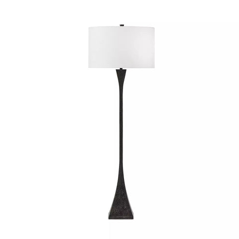 Tapered Forged Floor Lamp - Black