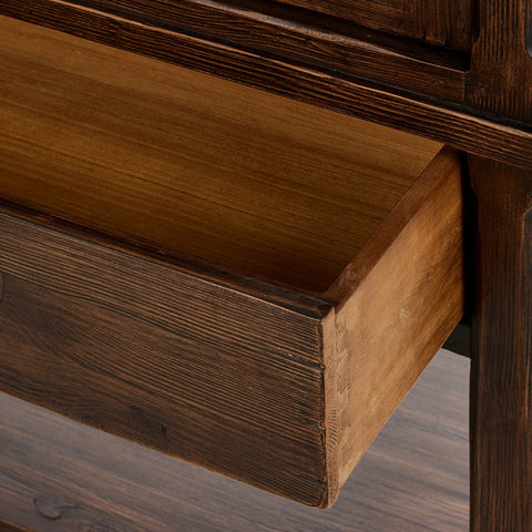 Brimley Wide Cabinet - Aged Pine