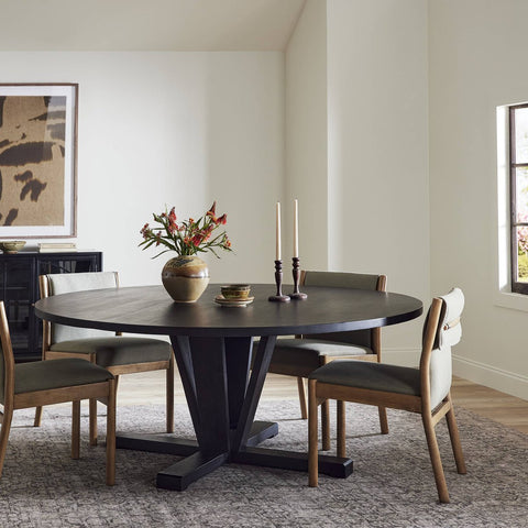 Cobain Dining Table - 72" - Flint Black