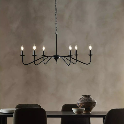 Edlyn Small Chandelier - Antiqued Iron