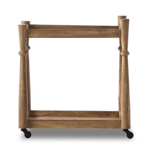 Alamosa Bar Cart -  Light Wash Oak