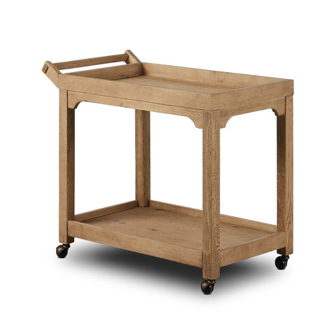 Myakka Bar Cart - Worn Oak