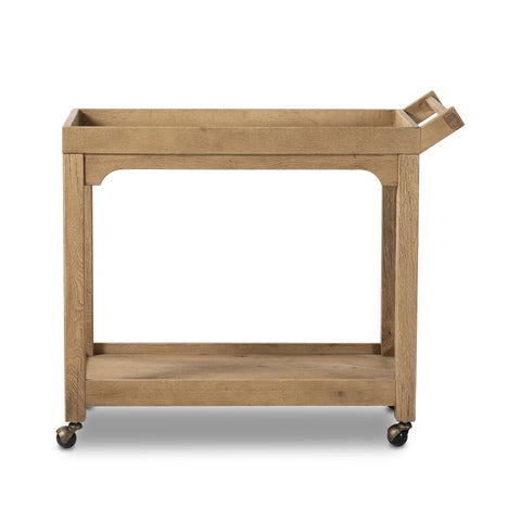 Myakka Bar Cart - Worn Oak