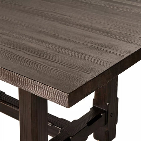 The Arch Dining Table - Medium Brown Fir Veneer