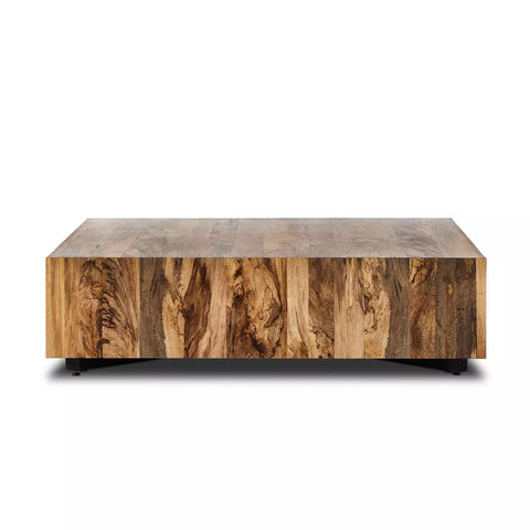 Hudson Large Square Coffee Table - Spalted Primavera