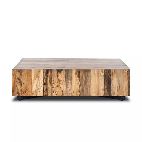 Hudson Large Square Coffee Table - Spalted Primavera