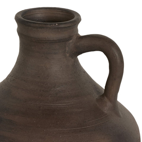 Kamari Vessel - Aged Black Terracotta