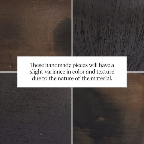 Kamari Vessel - Aged Black Terracotta