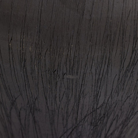 Clea Vessel - Aged Black Terracotta